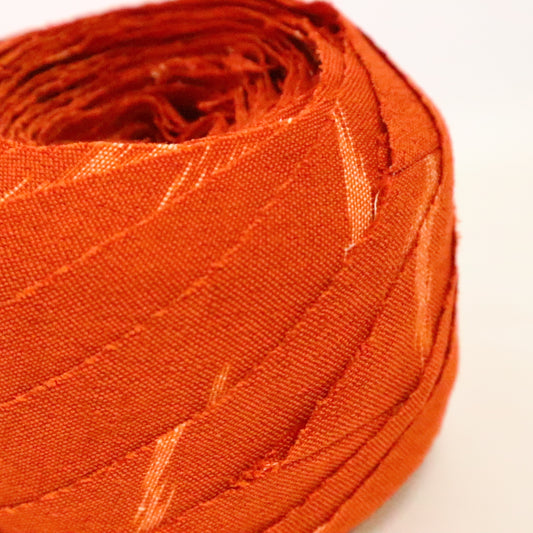 Red-orange abstract pattern wool (Y02306008)