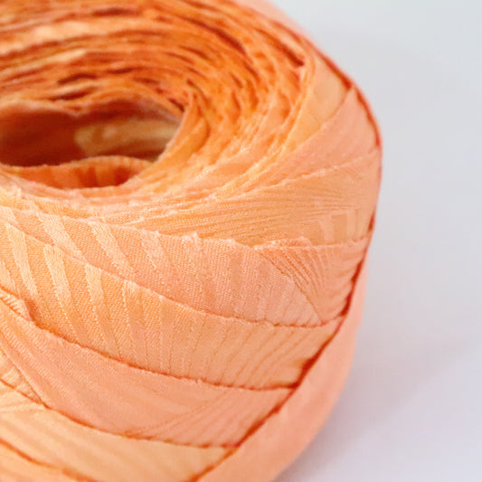 Coral colored plain/crepe (Y02309005)