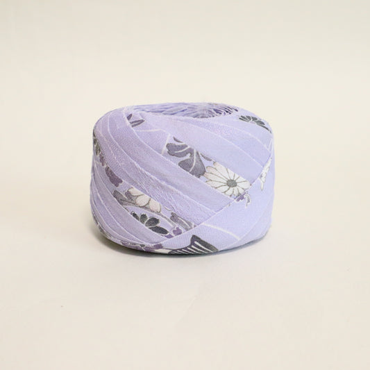 薄紫にところどころ花柄(Y02605006)