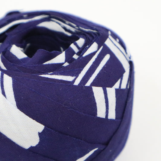 Dark blue with white pattern - Yukata (Y02401023)