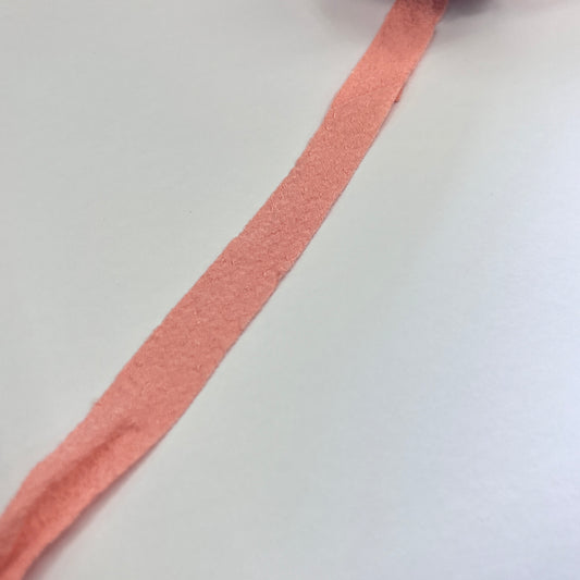 Coral colored plain crepe (Y02210005)