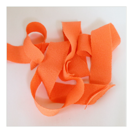 Crimson scarlet (pinkish orange) solid color crepe (Y02003075)