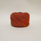 Orange, brick, and brown gradation with mixed weave (Y02601008)