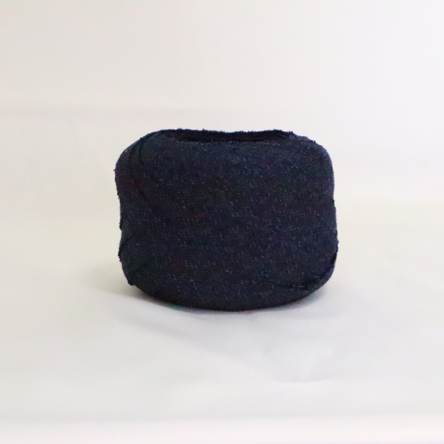 Black and indigo kasuri wool (Y02306007)