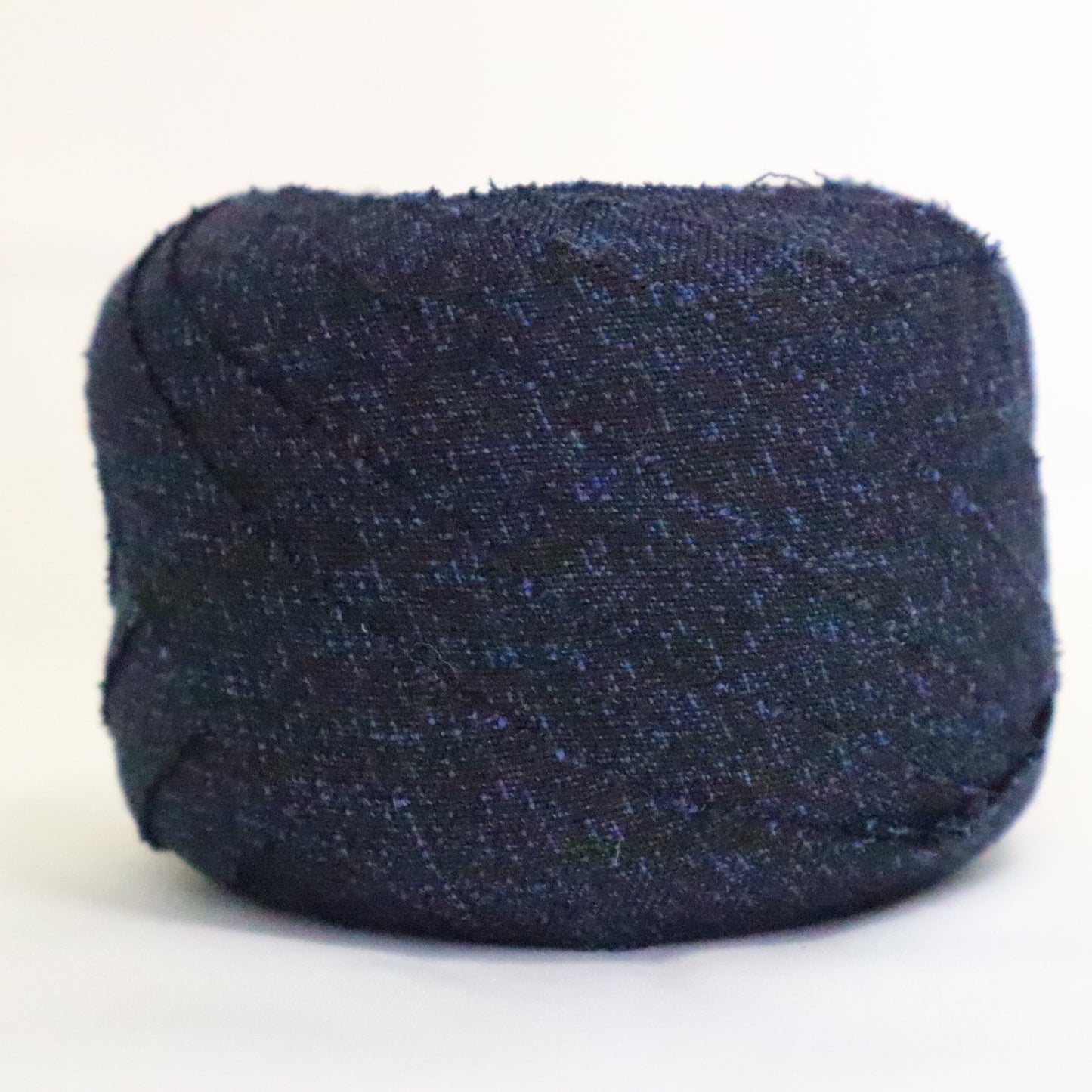 Black and indigo kasuri wool (Y02306007)