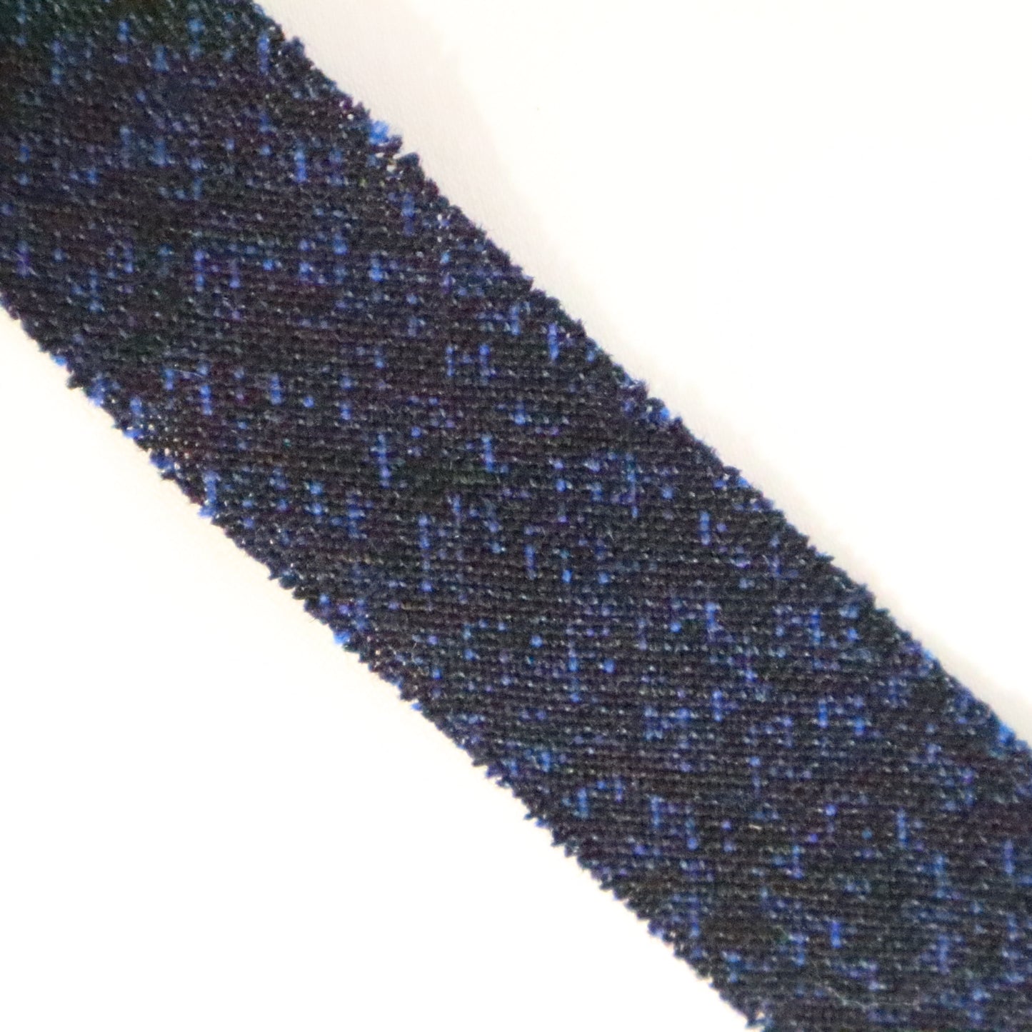 Black and indigo kasuri wool (Y02306007)