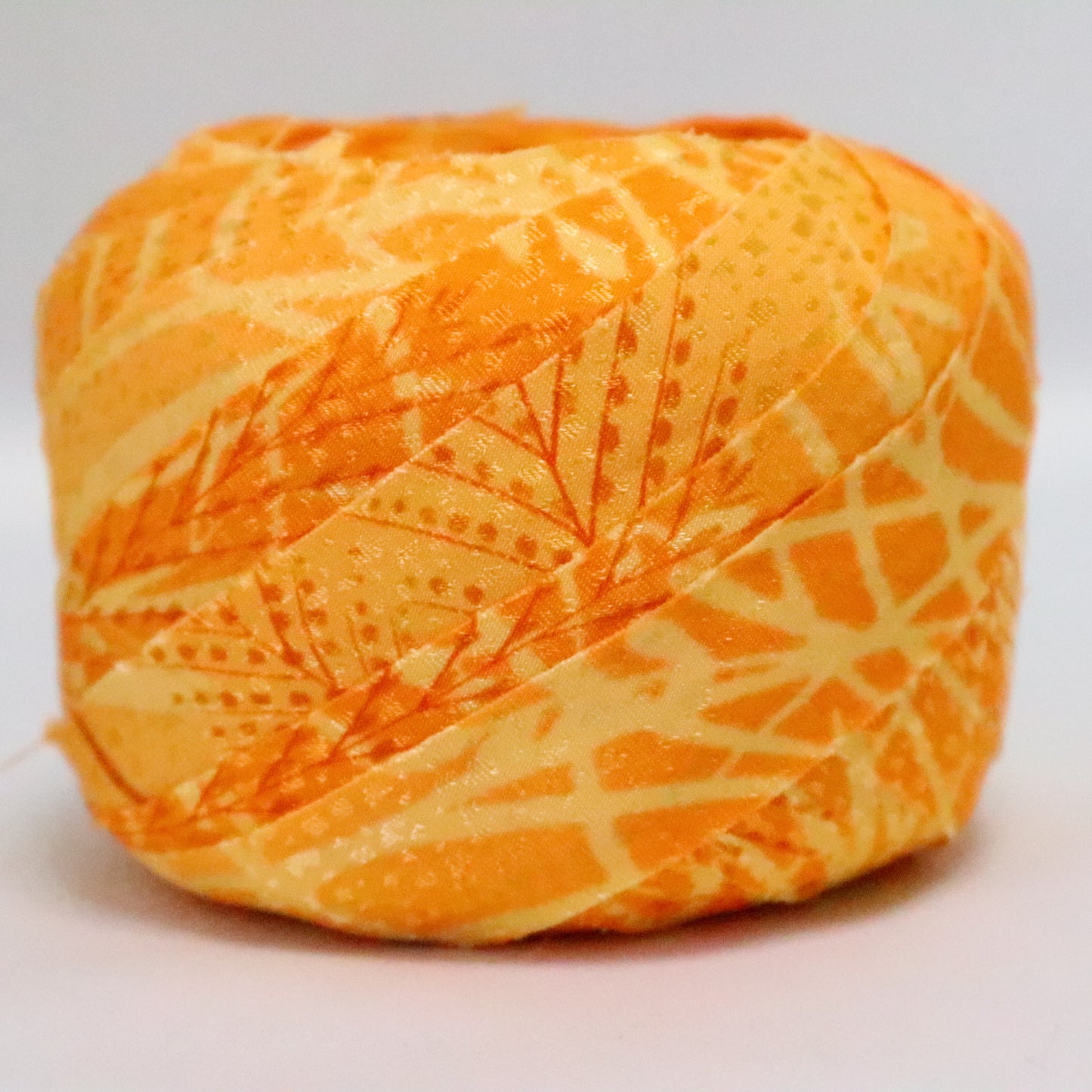 Tangerine color, thin pattern, synthetic fiber (Y02308022)