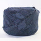 Dark blue with abstract pattern and mixed weave (Y02310034)