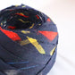 Colorful geometric pattern in navy blue (Y02311037)