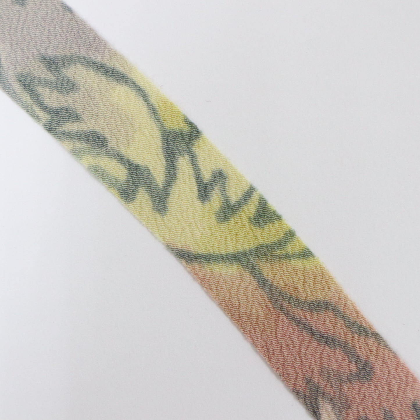 Natural light blue, pink, and yellow floral crepe (Y02003049)