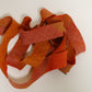Orange, brick, and brown gradation with mixed weave (Y02601008)