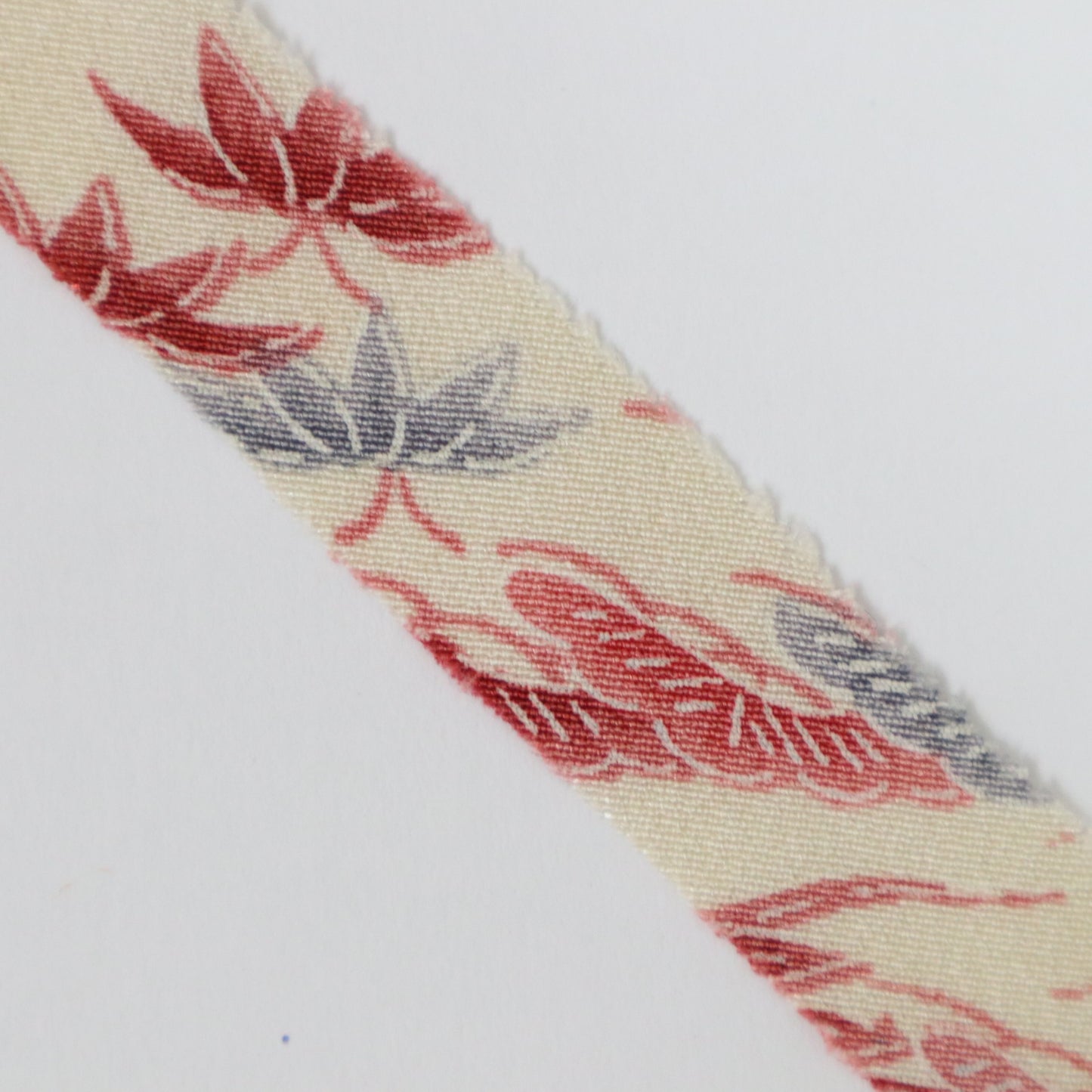 Pink floral pattern on white background (Y02009095)