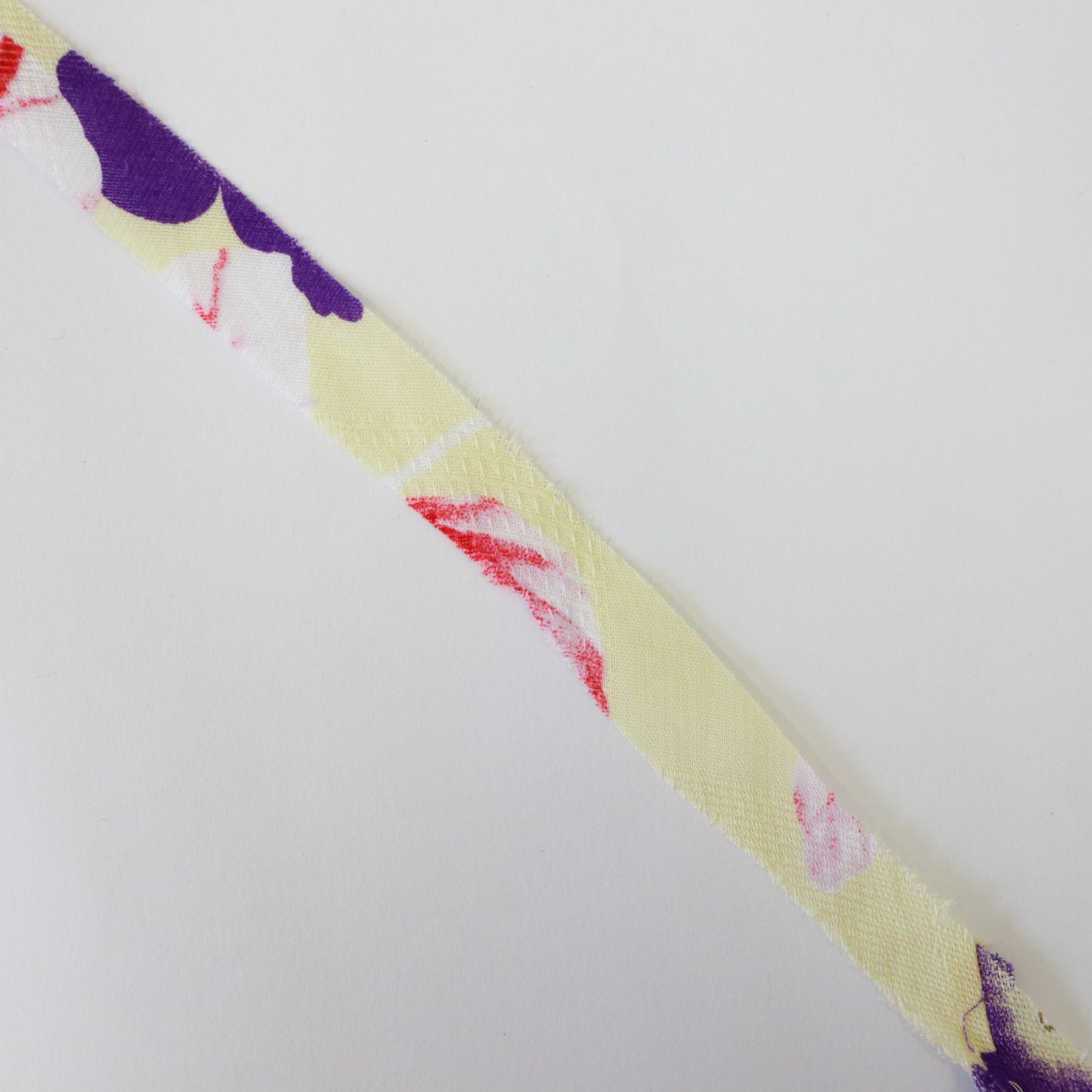 Egg-green yukata with purple, white, and red floral pattern (Y02103027)