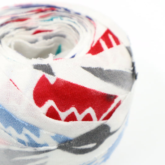 White yukata with floral pattern (Y02410027)