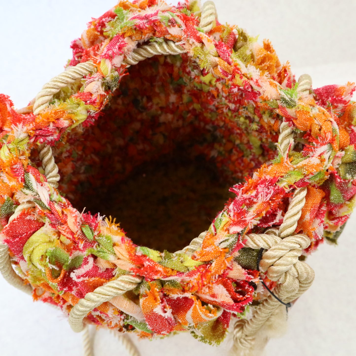 [Recipe book featured] Ruffle drawstring bag