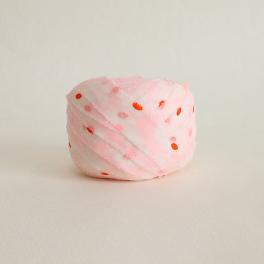 ピンクに花柄・化繊(Y02512006）