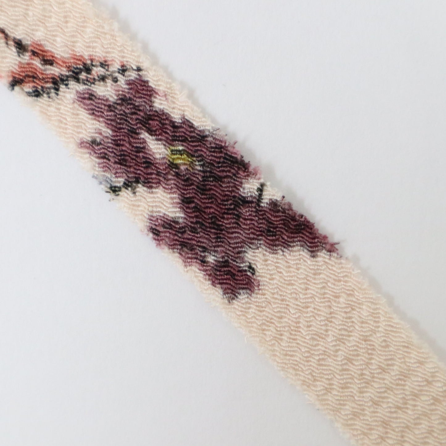 Light pink crepe with purple flowers (Y02012022)