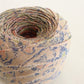 Beige with navy and pink abstract pattern - wool (Y02601005)