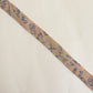 Beige with navy and pink abstract pattern - wool (Y02601005)