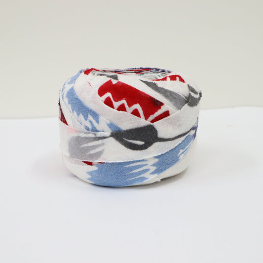 White yukata with floral pattern (Y02410027)