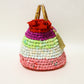 kimonoyarnのボーダー赤フリルbag　|　MSE