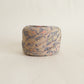 Beige with navy and pink abstract pattern - wool (Y02601005)