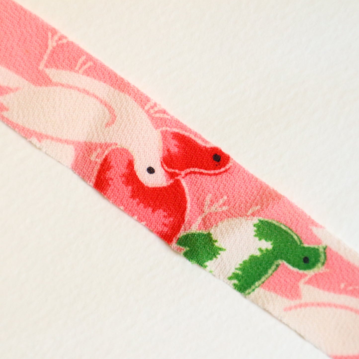 Pink children's kimono with colorful bird pattern (Y02507002)