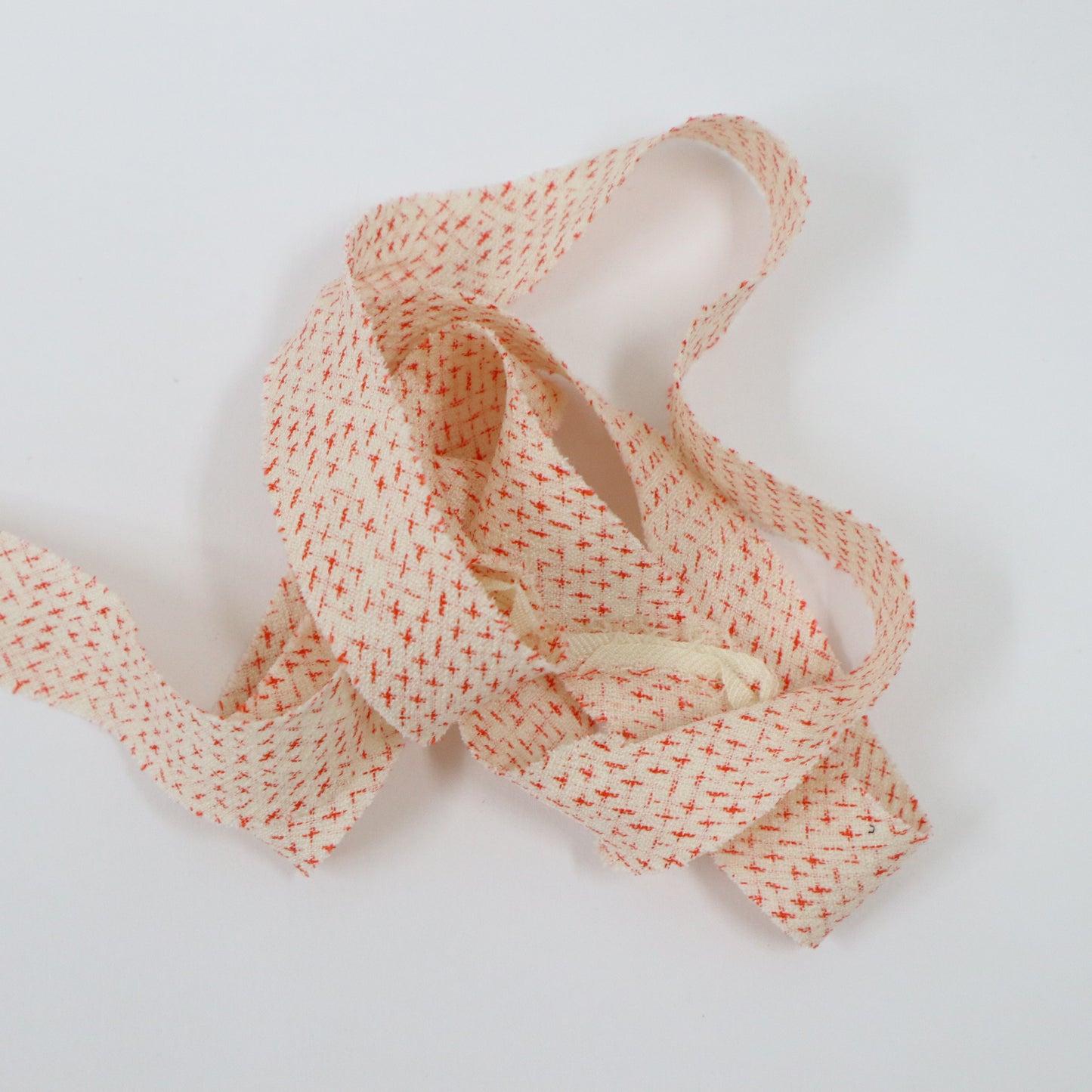 Red, navy blue, yellow, and white plaid pattern on black background, silk fabric (Y02311008)