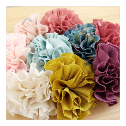 Large Fabric Flower Kit ~Large Flower Colors~