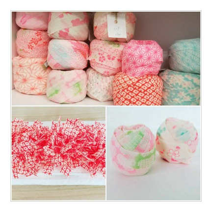 [Online store only] Muslin kimono yarn set (10 types total 20m)