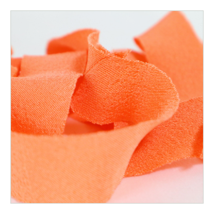 Crimson scarlet (pinkish orange) solid color crepe (Y02003075)