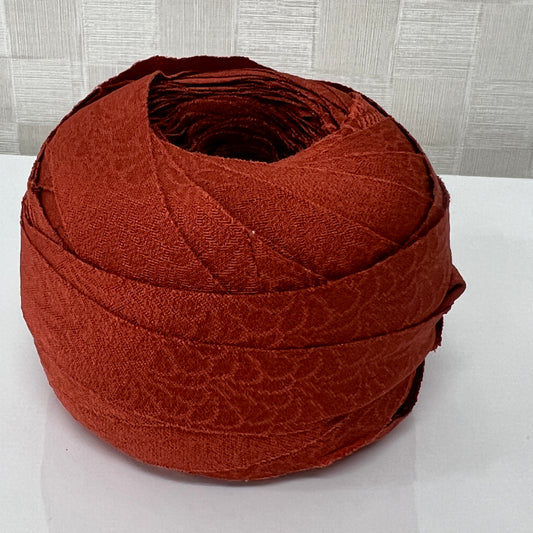 Plain scarlet (dark red) crepe (Y02008052)