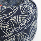 [Resale] Indigo with floral pattern and mixed weave (YY02009089)
