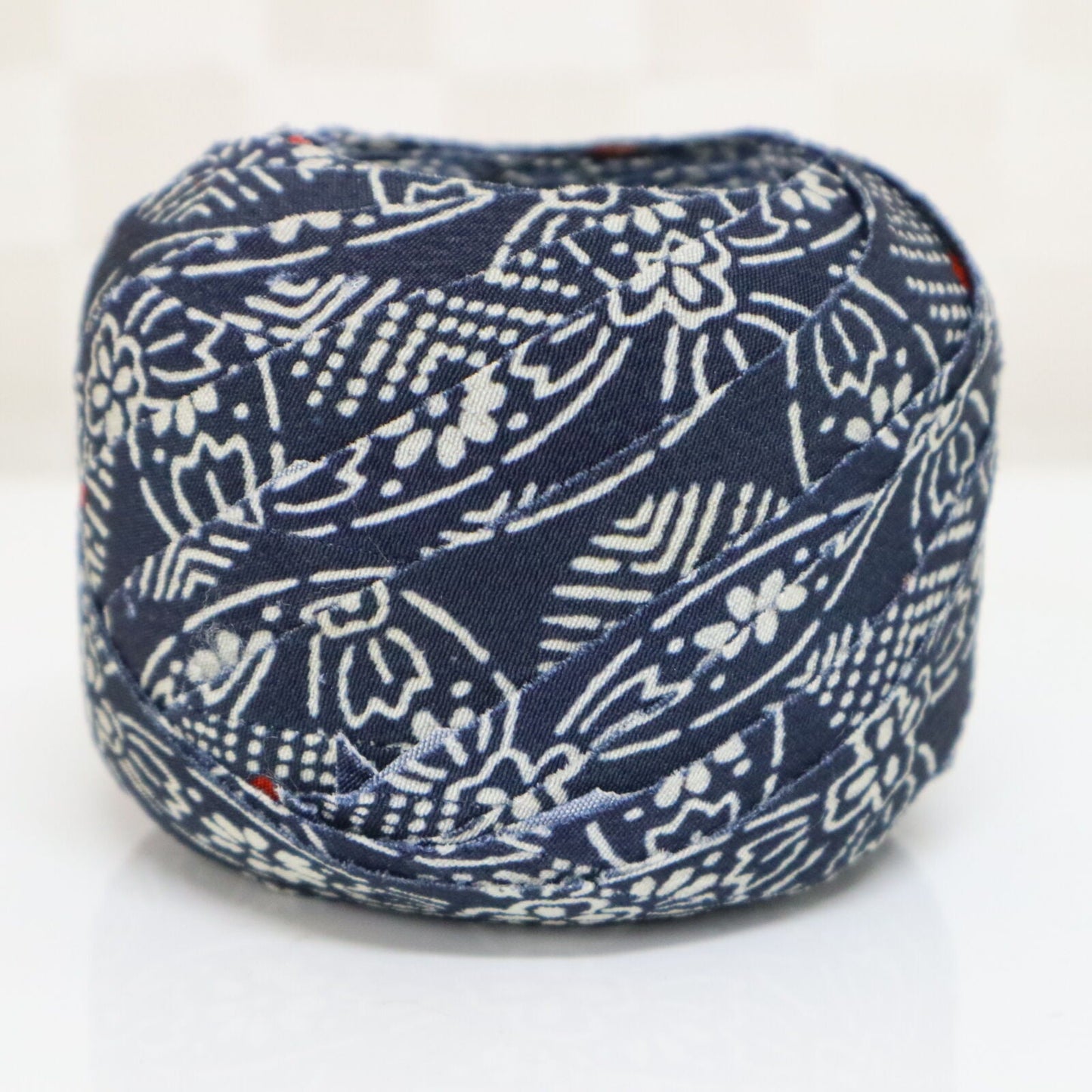 [Resale] Indigo with floral pattern and mixed weave (YY02009089)